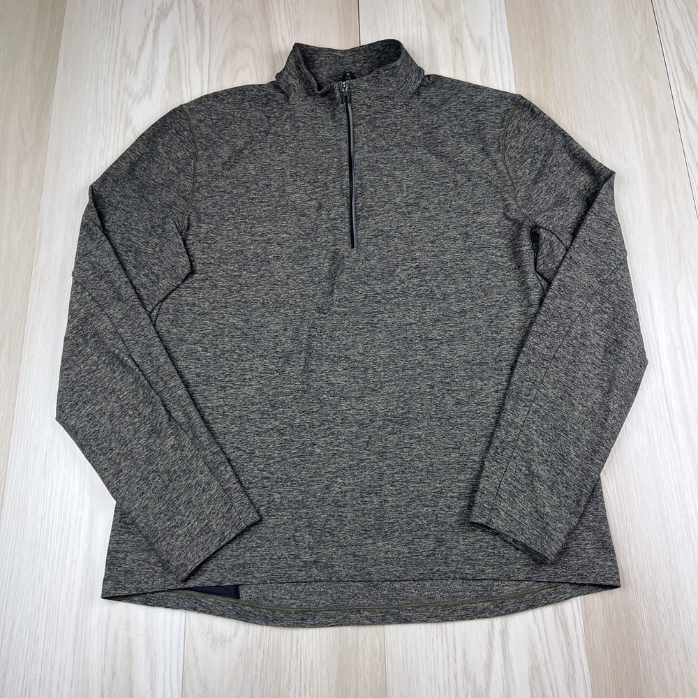 Lululemon Surge Warm 1/4 Zip Pullover Mens Size Xtra Large Heathered Green